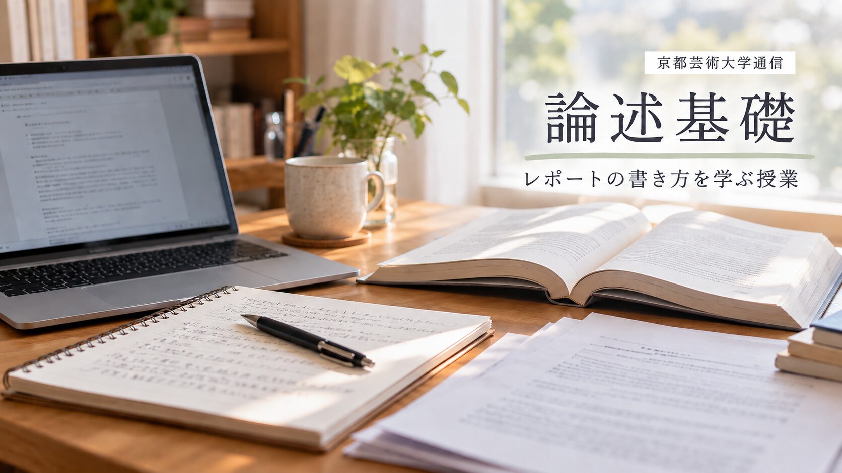 【京都芸術大学通信】論述基礎はどんな授業？課題・試験・受講体験を紹介